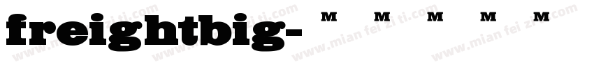 freightbig字体转换
