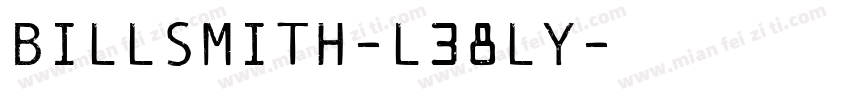 BillSmith-L38Ly字体转换