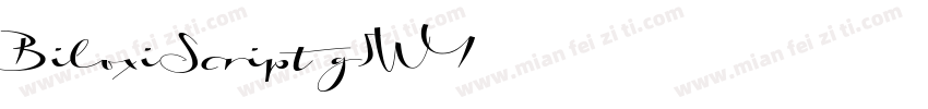 BiloxiScript-g5WY字体转换