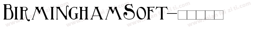 BirminghamSoft字体转换
