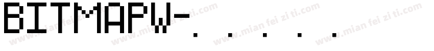 BITMAPW字体转换