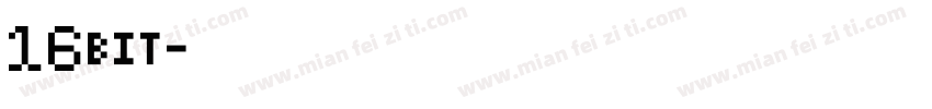 16bit字体转换