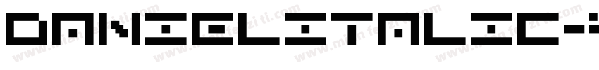 DanielItalic-4w0x字体转换