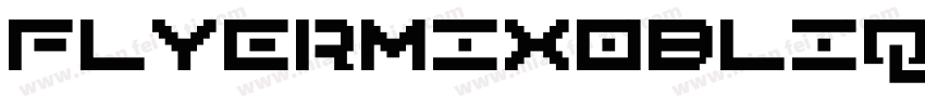 Flyermixoblique-zr0X字体转换