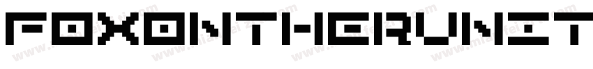 FoxOnTheRunItalic-w0x3字体转换