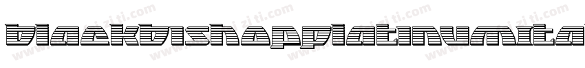 BlackBishopPlatinumItalic-1gWg字体转换
