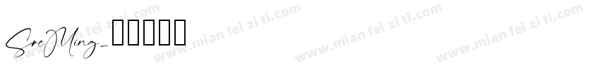 SrcMing字体转换