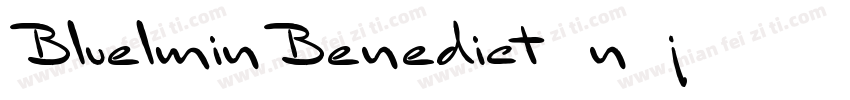BluelminBenedict-n6j4字体转换