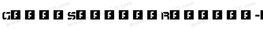 GalebStencilRegular字体转换