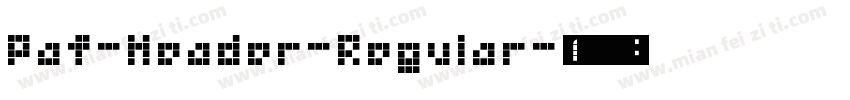 Paf-Header-Regular字体转换