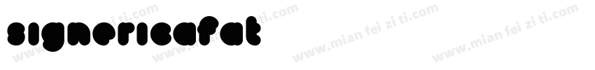 signericafat字体转换