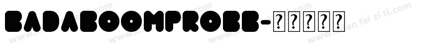 BadaBoomProBB字体转换