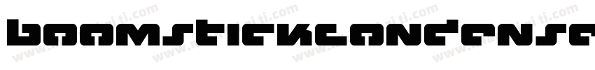 BoomstickCondensed-m9pm字体转换
