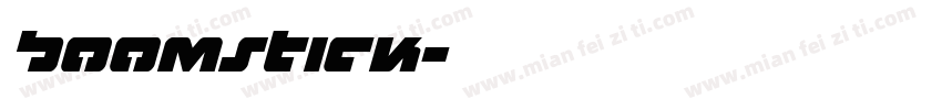 boomstick字体转换