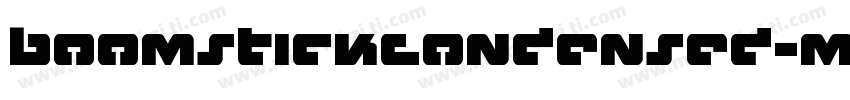 BoomstickCondensed-m9pm字体转换