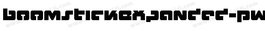 BoomstickExpanded-PwPd字体转换