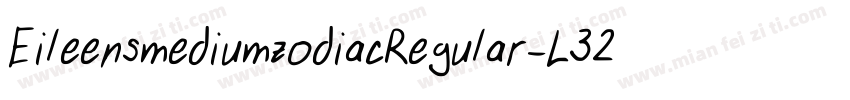 EileensmediumzodiacRegular-L32W字体转换