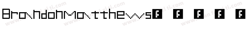 BrandonMatthews字体转换