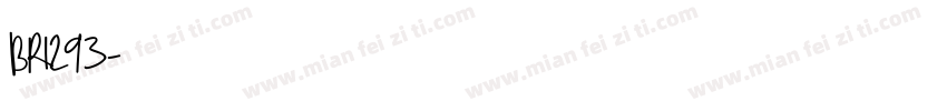 BRI293字体转换