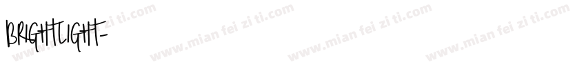 Brightlight字体转换