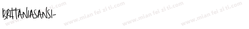 brittaniasansI字体转换