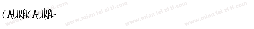 calibricalibri字体转换