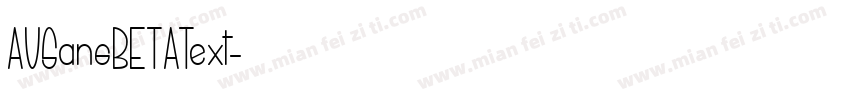 AUSansBETAText字体转换