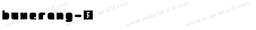 bumerang字体转换