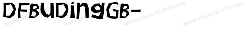 DFBuDingGB字体转换