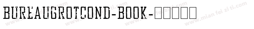 BureauGrotCond-Book字体转换