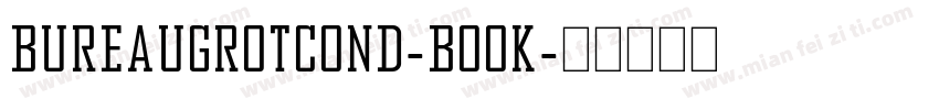 BureauGrotCond-Book字体转换