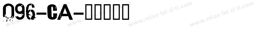 096-CA字体转换