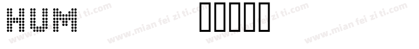 hum521字体转换