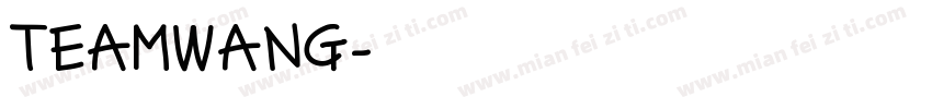 teamwang字体转换