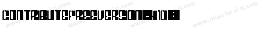 ContributeFreeVersion-GX1D字体转换