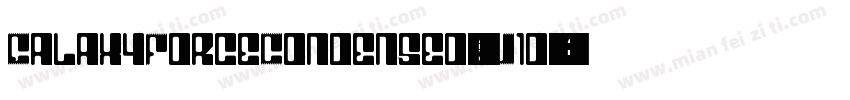 GalaxyForceCondensed-BJ1d字体转换
