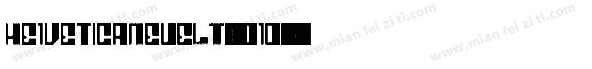 He1veticaNeueLT-Bo1d字体转换