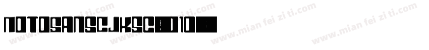 NotoSansCJKsc-Bo1d字体转换