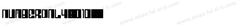NumberOnly-Bo1d字体转换