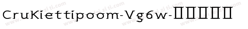 CruKiettipoom-Vg6w字体转换