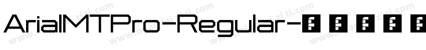 AriaIMTPro-Regular字体转换