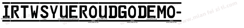 IRTWSYueRoudGoDemo字体转换