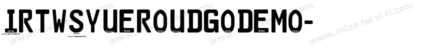 IRTWSYueRoudGoDemo字体转换