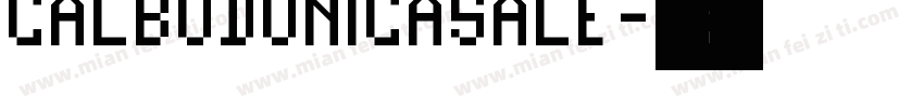 CALBodoniCasale字体转换