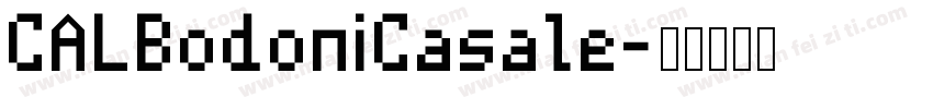 CALBodoniCasale字体转换