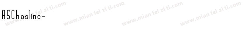 RSChasline字体转换
