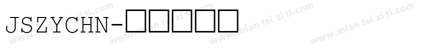 JSZYCHN字体转换