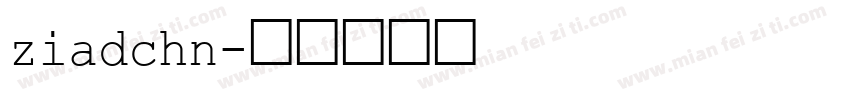ziadchn字体转换