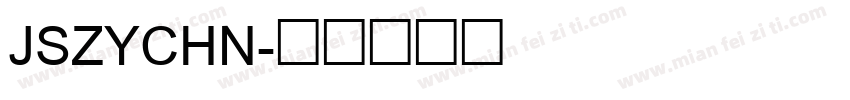 JSZYCHN字体转换