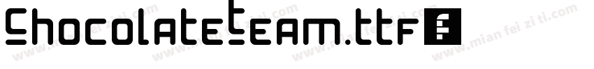 ChocolateTeam.ttf字体转换